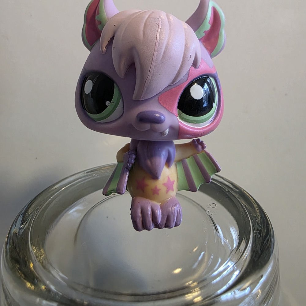 ✨️Littlest Pet Shop Rare Jet Nightly Bat #1695 LPS Authentic Hasbro